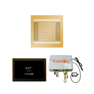 ThermaSol Wellness Shower Package - HydroVive 14 Rainhead + ThermaTouch2 15 Control + Digital Shower Valve