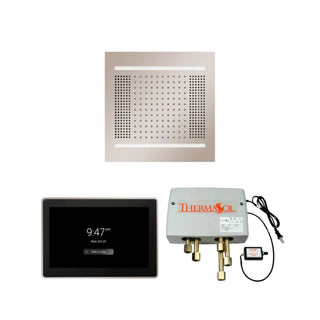 ThermaSol Wellness Shower Package - HydroVive 14 Rainhead + ThermaTouch2 15 Control + Digital Shower Valve