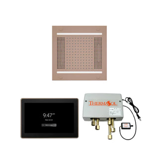 ThermaSol Wellness Shower Package - HydroVive 14 Rainhead + ThermaTouch2 15 Control + Digital Shower Valve