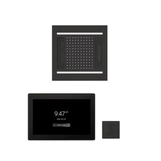 ThermaSol Wellness Steam Package - HydroVive 14 Rainhead + ThermaTouch2 15 Control + Steam Head Kit (Square)