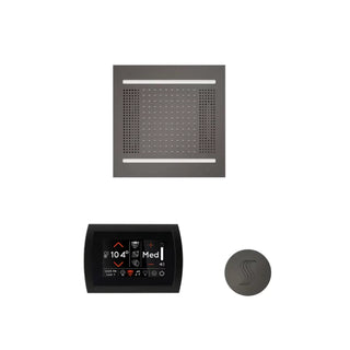 ThermaSol Wellness Steam Package - HydroVive 14 Rainhead + SignaTouch Control (Wall Mount) + Steam Head Kit (Round)