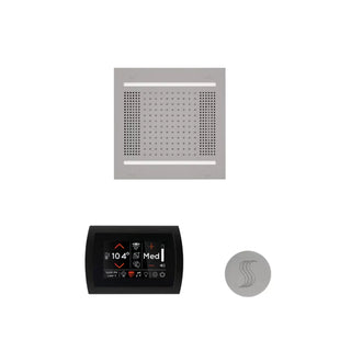 ThermaSol Wellness Steam Package - HydroVive 14 Rainhead + SignaTouch Control (Wall Mount) + Steam Head Kit (Round)
