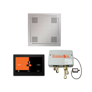 ThermaSol Wellness Shower Package - HydroVive 18 Rainhead + ThermaTouch2 10 Control + Digital Shower Valve