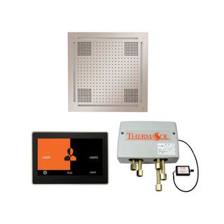 ThermaSol Wellness Shower Package - HydroVive 18 Rainhead + ThermaTouch2 10 Control + Digital Shower Valve