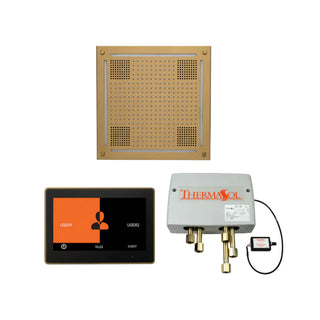 ThermaSol Wellness Shower Package - HydroVive 18 Rainhead + ThermaTouch2 10 Control + Digital Shower Valve
