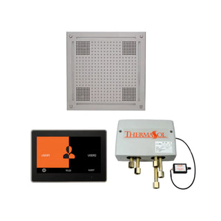 ThermaSol Wellness Shower Package - HydroVive 18 Rainhead + ThermaTouch2 10 Control + Digital Shower Valve