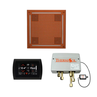 ThermaSol Wellness Shower Package - HydroVive 18 Rainhead + SignaTouch Control (Wall Mount) + Digital Shower Valve