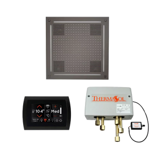 ThermaSol Wellness Shower Package - HydroVive 18 Rainhead + SignaTouch Control (Wall Mount) + Digital Shower Valve