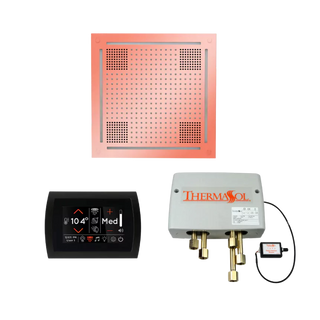 ThermaSol Wellness Shower Package - HydroVive 18 Rainhead + SignaTouch Control (Wall Mount) + Digital Shower Valve