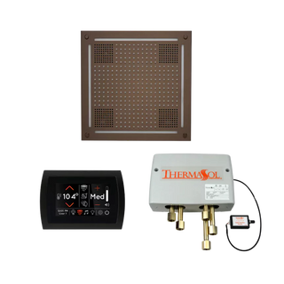 ThermaSol Wellness Shower Package - HydroVive 18 Rainhead + SignaTouch Control (Wall Mount) + Digital Shower Valve