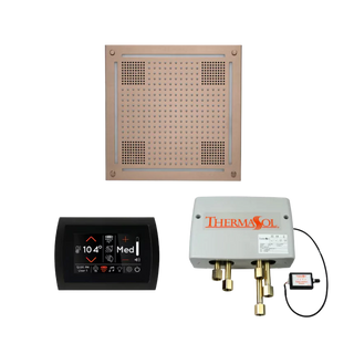 ThermaSol Wellness Shower Package - HydroVive 18 Rainhead + SignaTouch Control (Wall Mount) + Digital Shower Valve