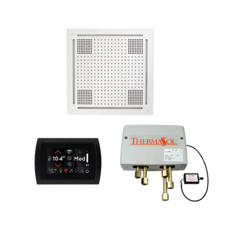 ThermaSol Wellness Shower Package - HydroVive 18 Rainhead + SignaTouch Control (Wall Mount) + Digital Shower Valve