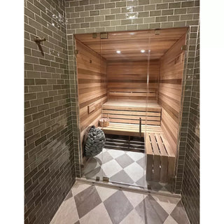 Clear Western Red Cedar Sauna Wood - Wall Paneling 1x4 T&G V4E