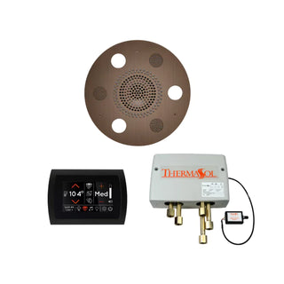 ThermaSol Wellness Shower Package - Serenity Advanced Rainhead (Round) + SignaTouch Control (Wall Mount) + Digital Shower Valve