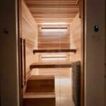 cedro sauna custom precut kit indoor customer example 1